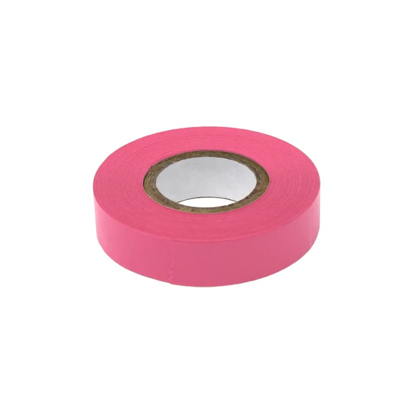 Labeling Tape, 1/2" x 500" per Roll, 6 Rolls/Box, Rose