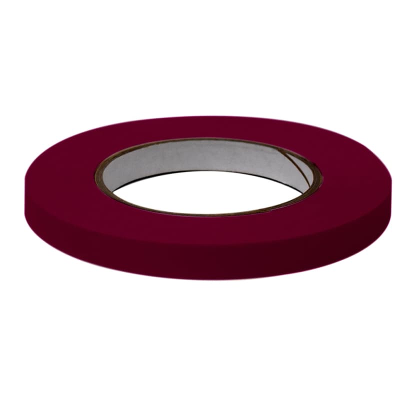 Labeling Tape, 1/2" x 60yd per Roll, 6 Rolls/Case, Maroon