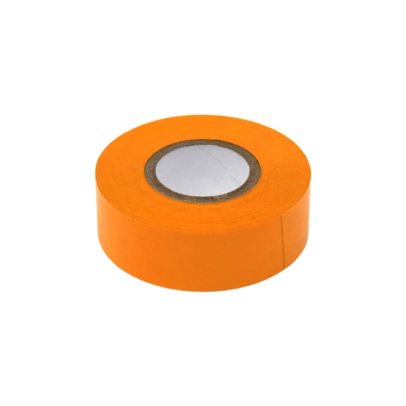 Labeling Tape, 3/4" x 500" per Roll, 4 Rolls/Box, Orange