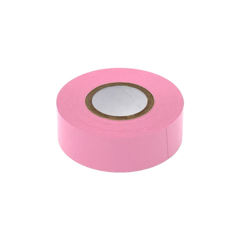 Labeling Tape, 3/4" x 500" per Roll, 4 Rolls/Box, Pink