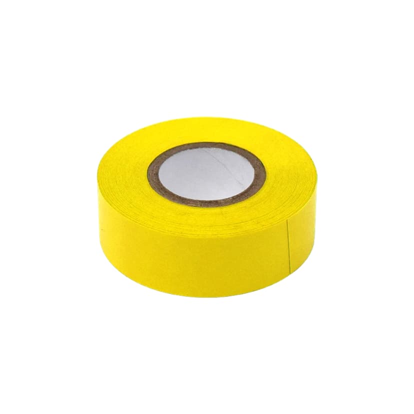 Labeling Tape, 3/4" x 500" per Roll, 4 Rolls/Box, Yellow
