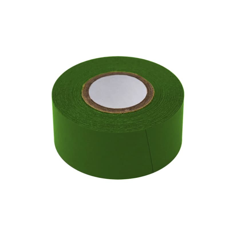 Labeling Tape, 1" x 500" per Roll, 3 Rolls/Box, Dark Green