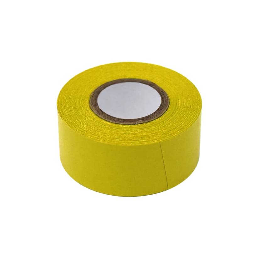 Labeling Tape, 1" x 500" per Roll, 3 Rolls/Box, Yellow
