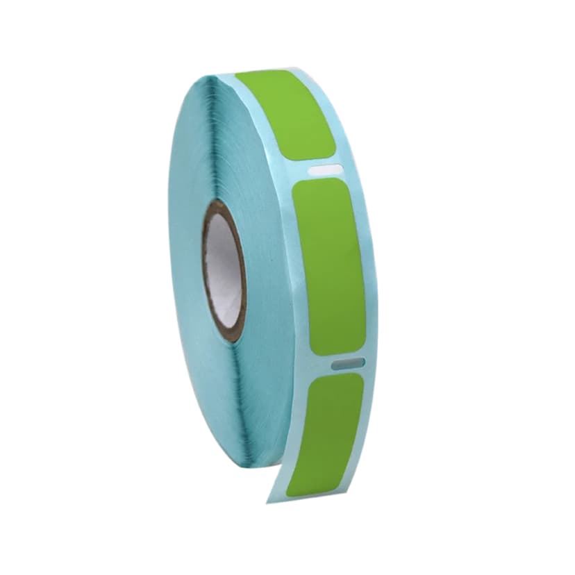 Label Roll, Cryo, Direct Thermal, 38x13mm, for Cryogenic Vials, Green