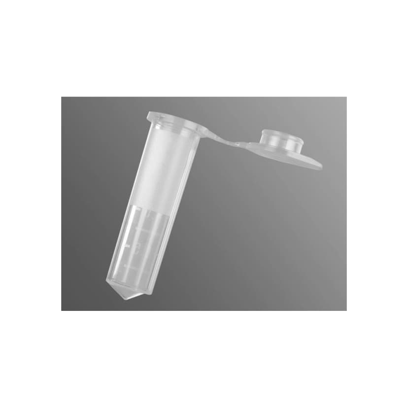 Axygen 2.0mL MaxyClear Snaplock Microcentrifuge Tube, Polypropylene, Spectrum, Non-Sterile, 500 Tubes/Pack, 10 Packs/Case.