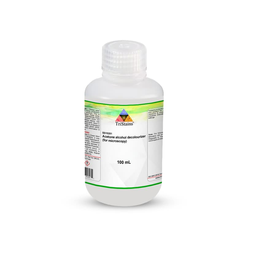 Acetone Alcohol Decolourizer for Microscopy - 100mL