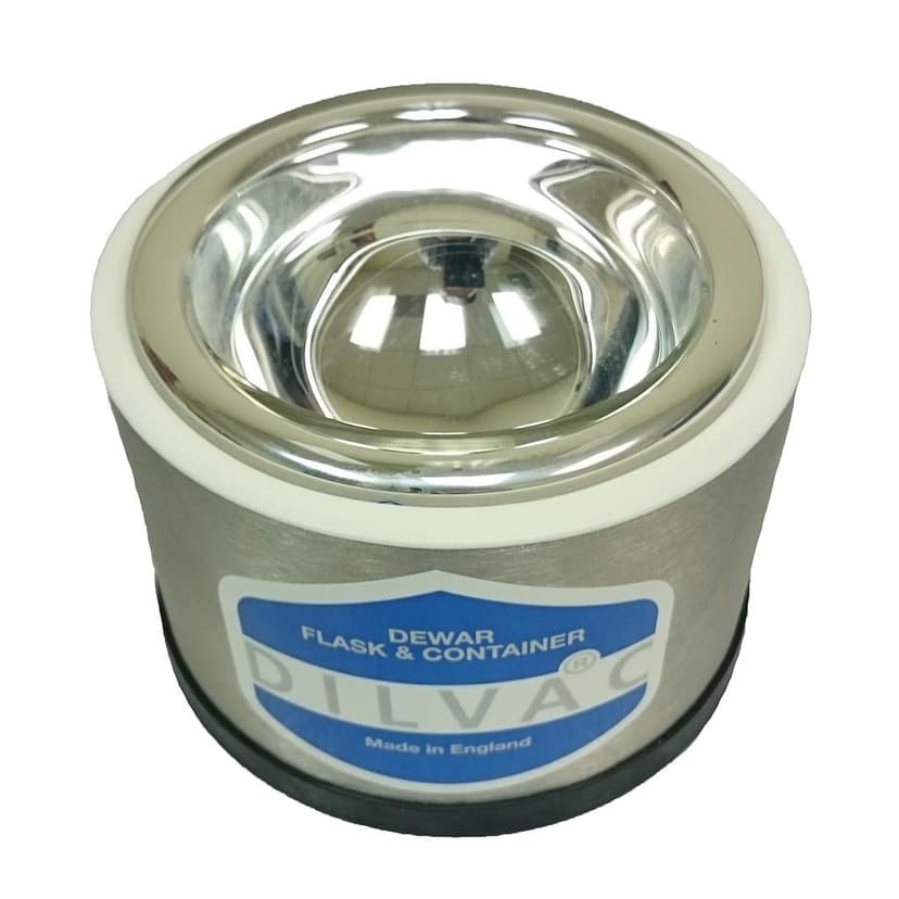 1Ltr. WideTop-Shallow Stainless Steel Cased Dewar Flask