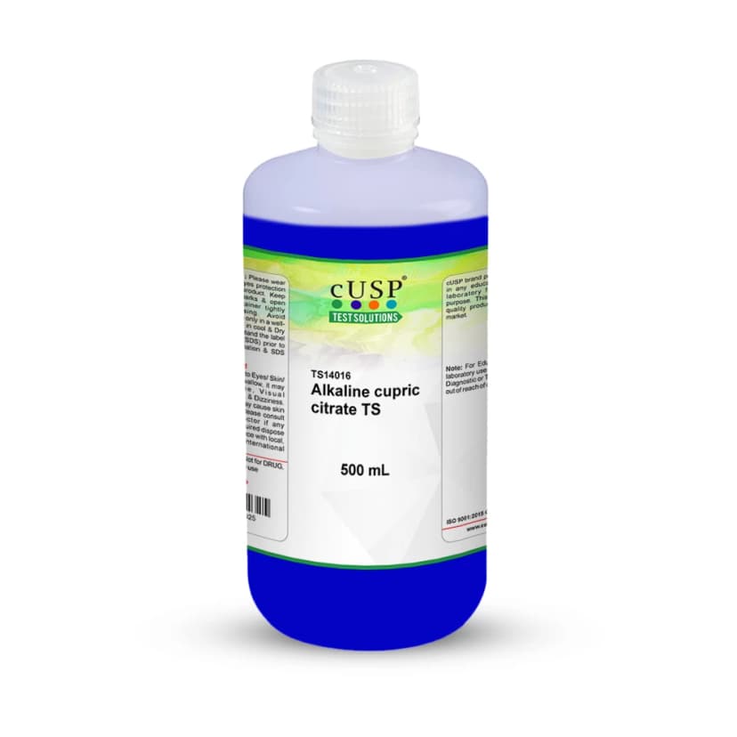 Alkaline Cupric Citrate TS - 500mL