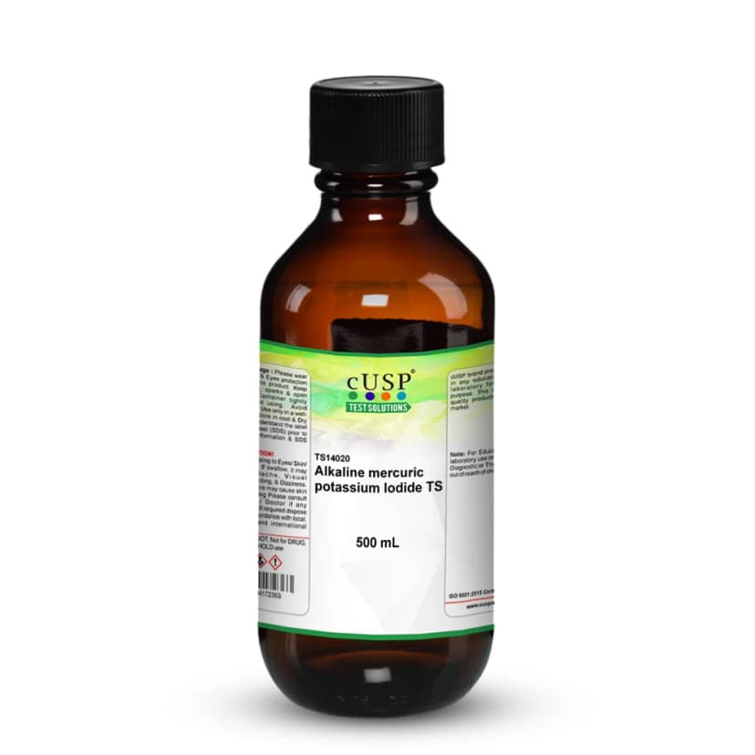 Alkaline Mercuric-Potassium Iodide TS - 500mL