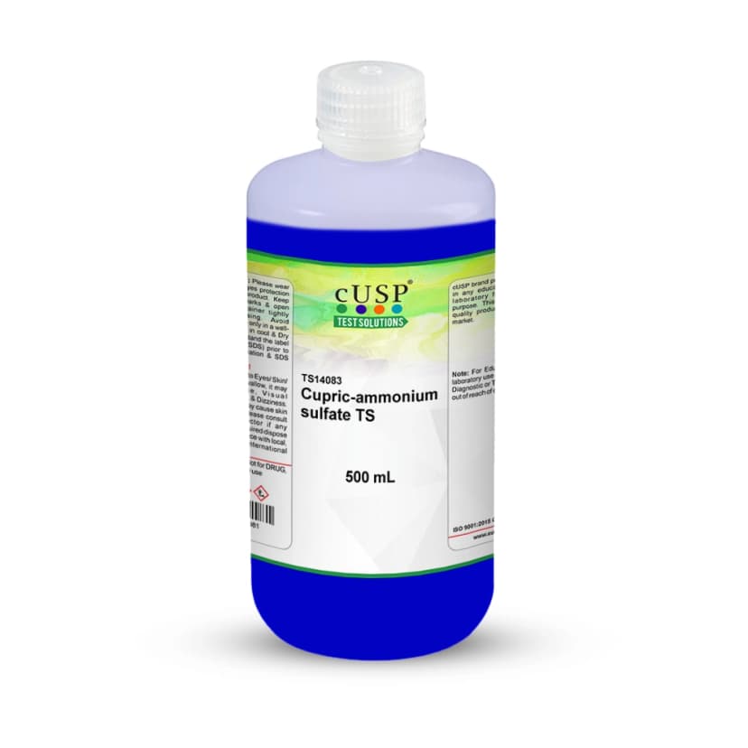 Cupric-Ammonium Sulfate TS - 500mL