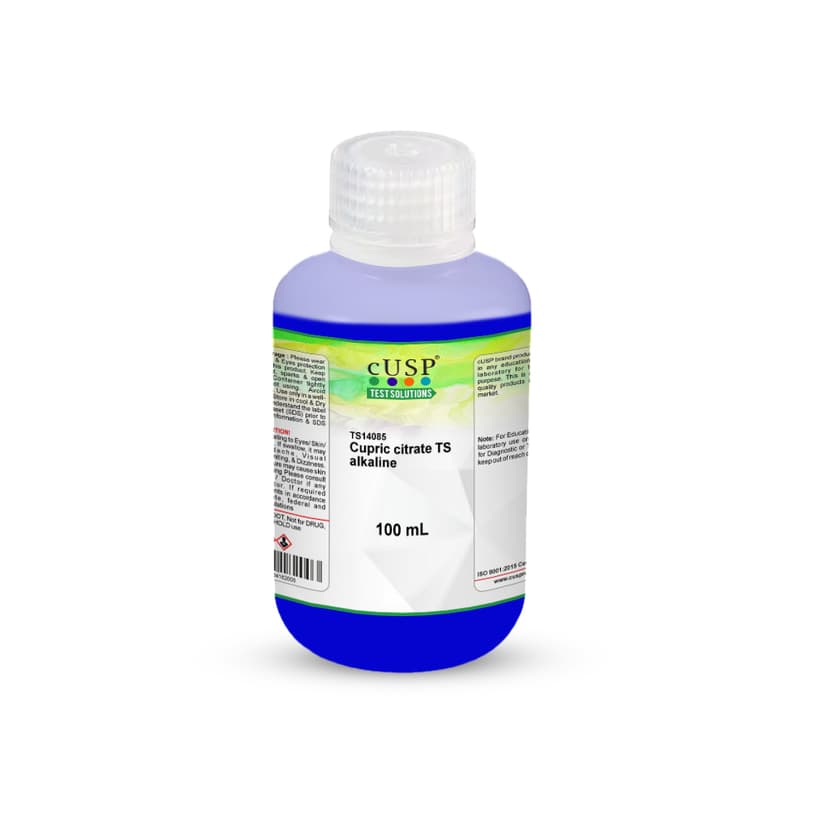 Cupric Citrate TS, Alkaline - 100mL