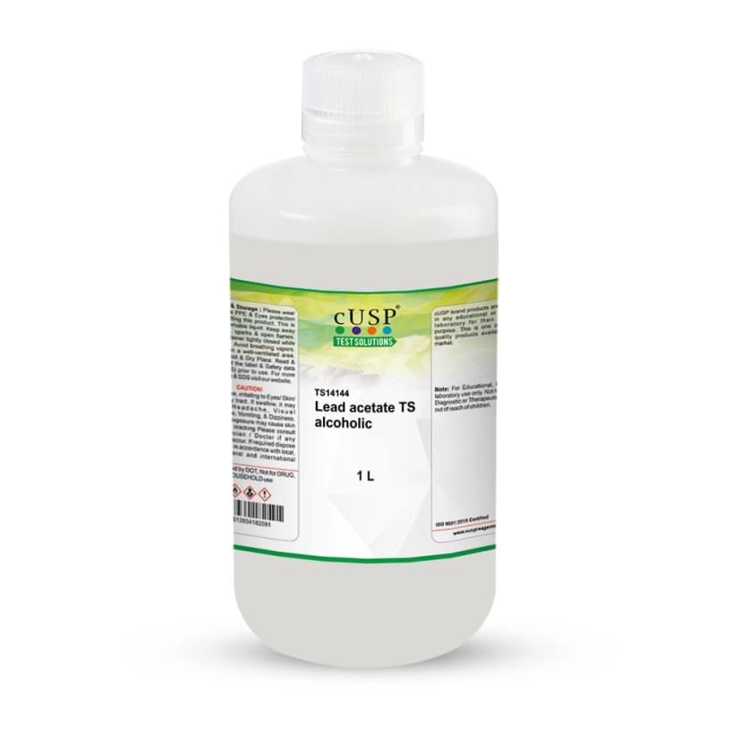 Lead Acetate TS, Alcoholic - 1000mL