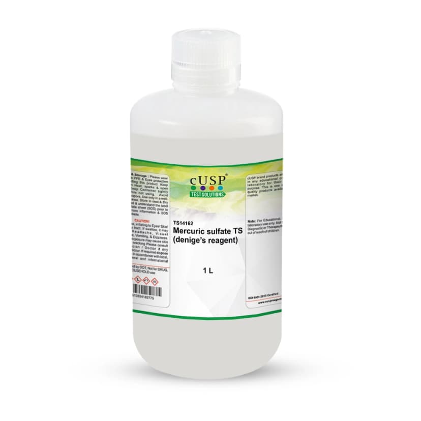 Mercuric Sulfate TS (Denige's Reagent) - 1000mL
