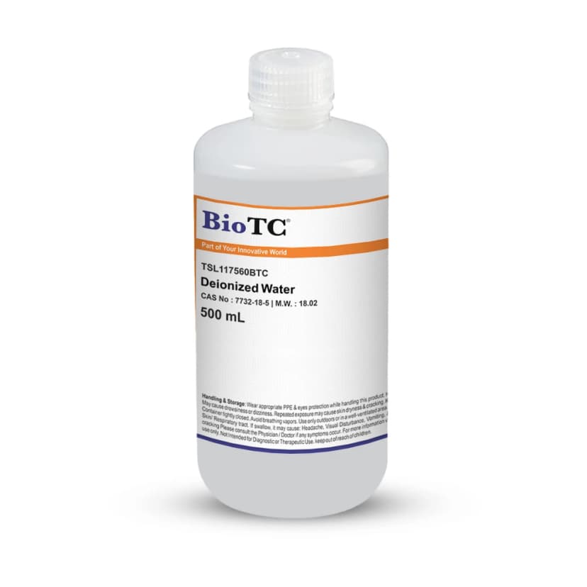 Deionized Water - 500mL