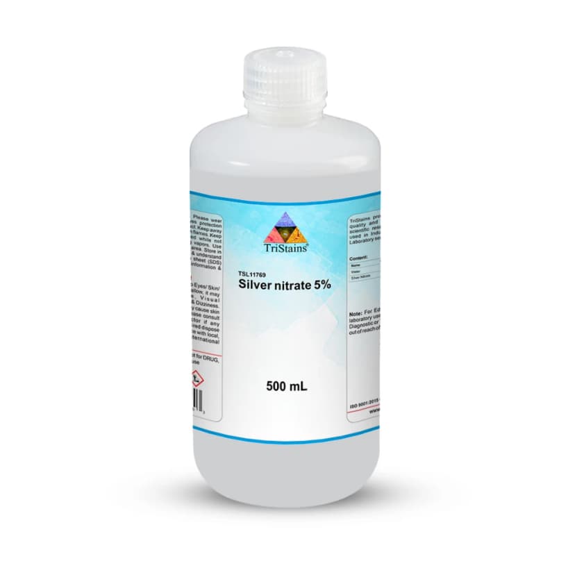Silver Nitrate, 5% - 500mL
