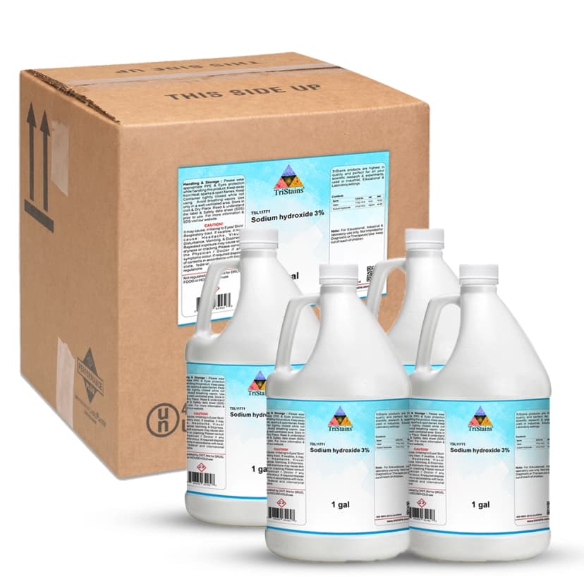 Sodium Hydroxide, 3% - 4X1gal