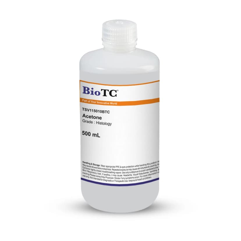Acetone Histology grade - 500mL