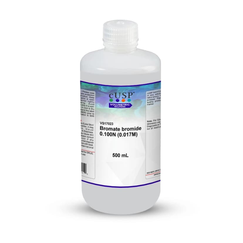 Bromate Bromide 0.100N (0.017M) - 500mL
