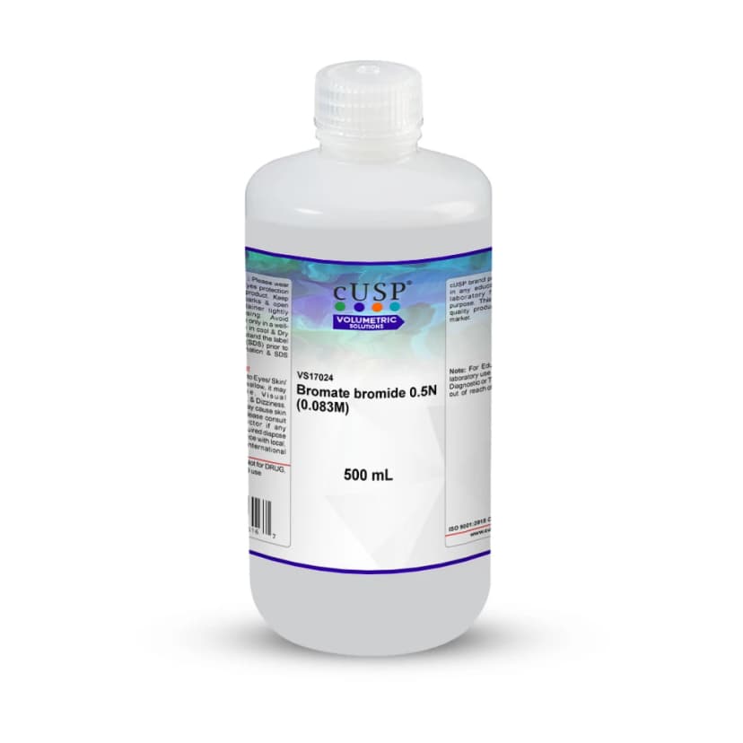 Bromate Bromide 0.500N (0.083M) - 500mL