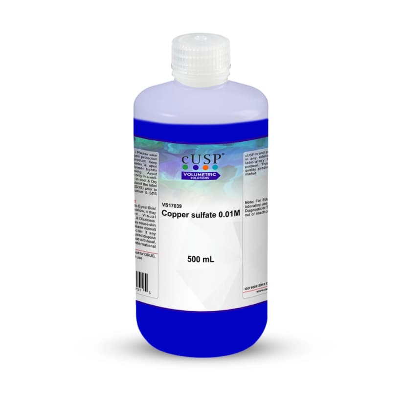 Copper Sulfate 0.010M - 500mL