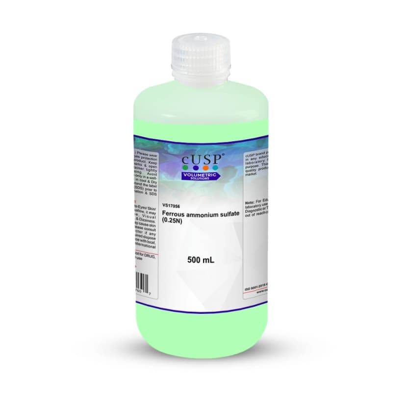 Ferrous Ammonium Sulfate 0.250N - 500mL