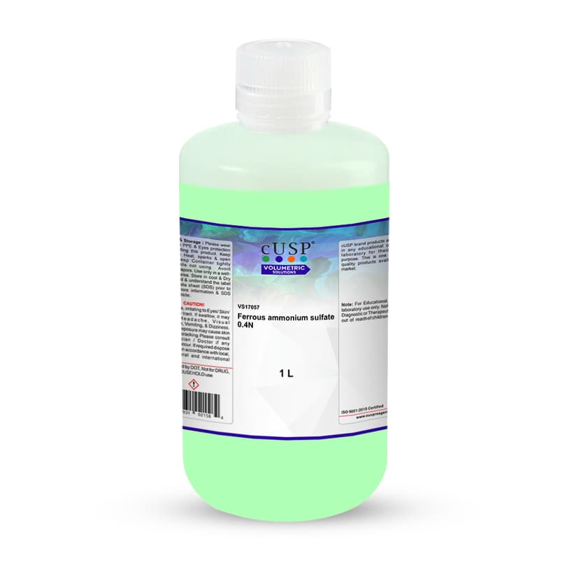 Ferrous Ammonium Sulfate 0.400N - 1L