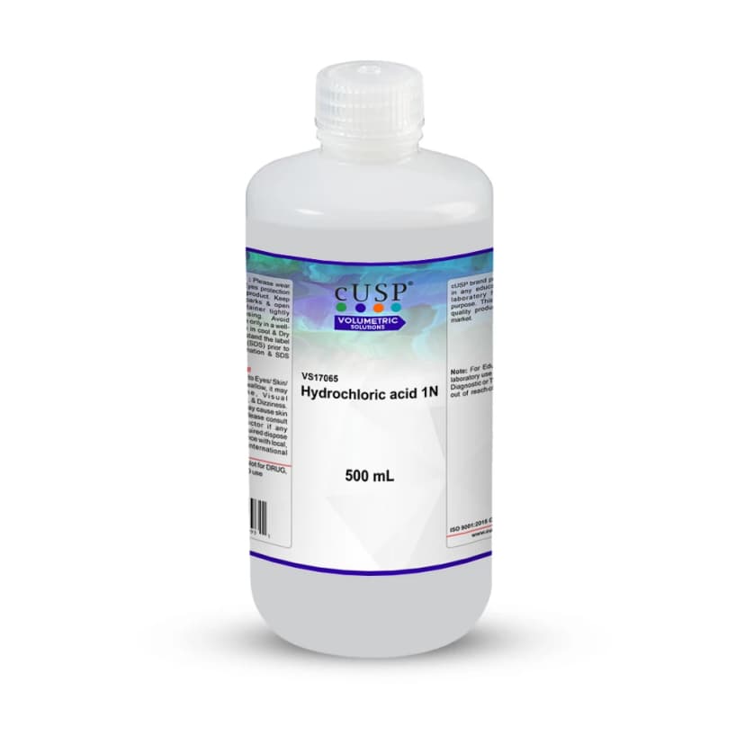 Hydrochloric Acid 1N - 500mL