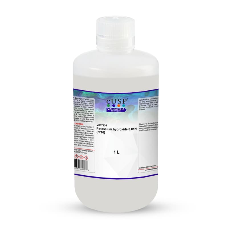 Potassium Hydroxide 0.010N (N/10) - 1L