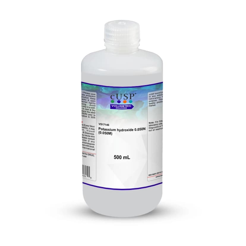 Potassium Hydroxide 0.050N (0.050M) - 500mL