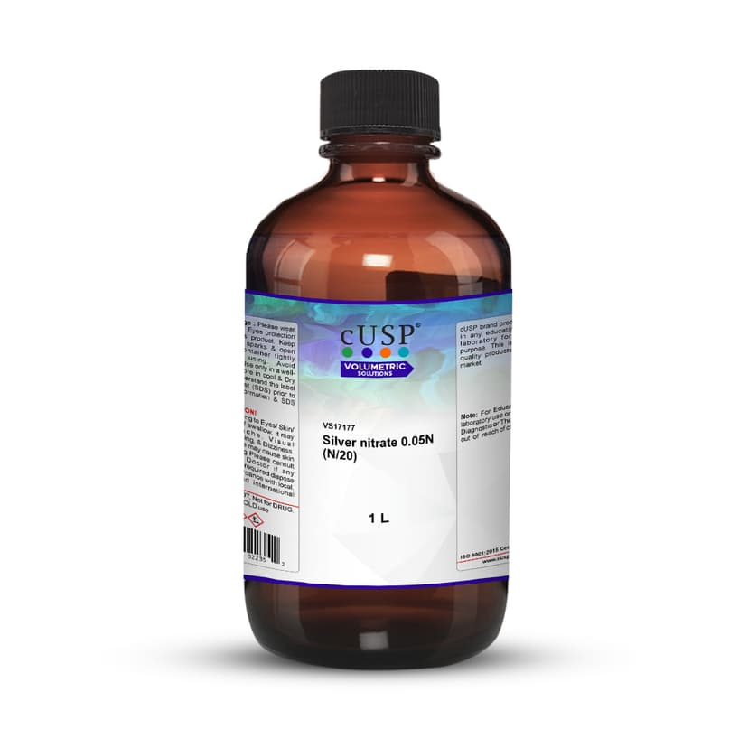 Silver Nitrate 0.050N (N/20) - 1L