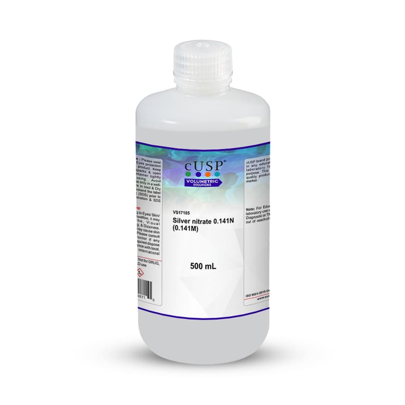 Silver Nitrate 0.141N (0.141M) - 500mL