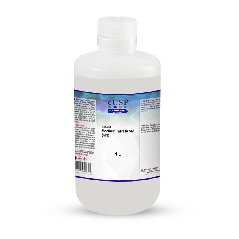 Sodium Nitrate 5M (5N) - 1L