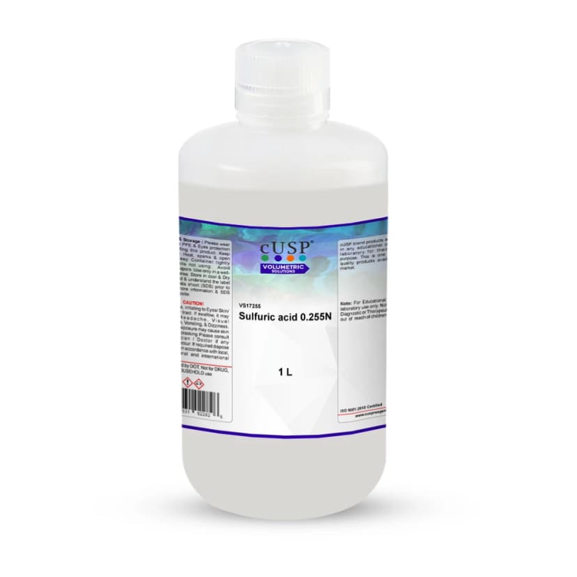 Sulfuric Acid 0.255N - 1L