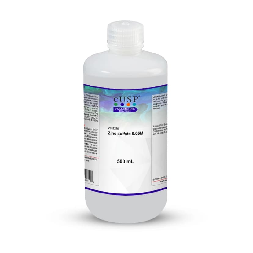Zinc Sulfate 0.050M - 500mL