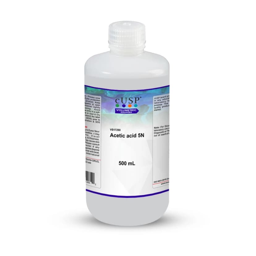 Acetic acid 5N - 500mL