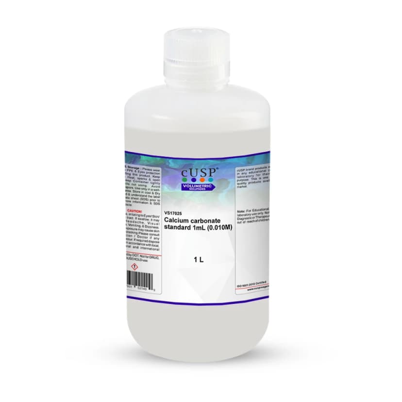 Calcium Carbonate Standard 1mL (0.010M) - 1L