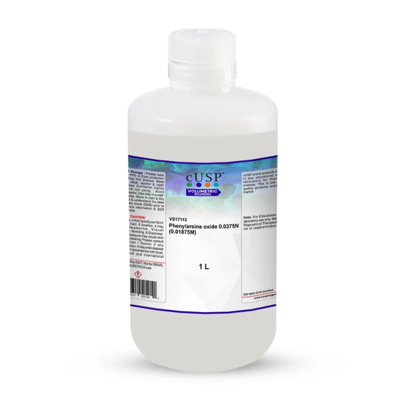 Phenylarsine Oxide 0.0375N (0.01875M) - 1L