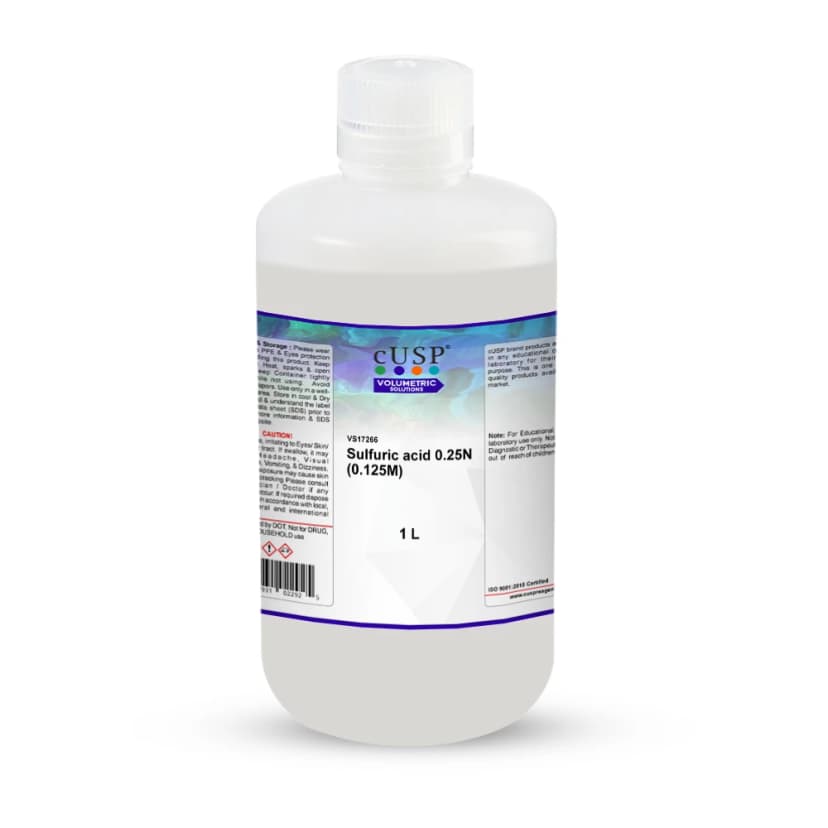 Sulfuric Acid 0.250N (0.125M) - 1L