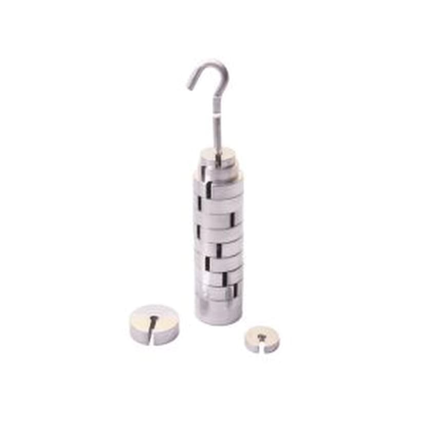 SLOTTED WEIGHT SET OF 12, ALUMINUM