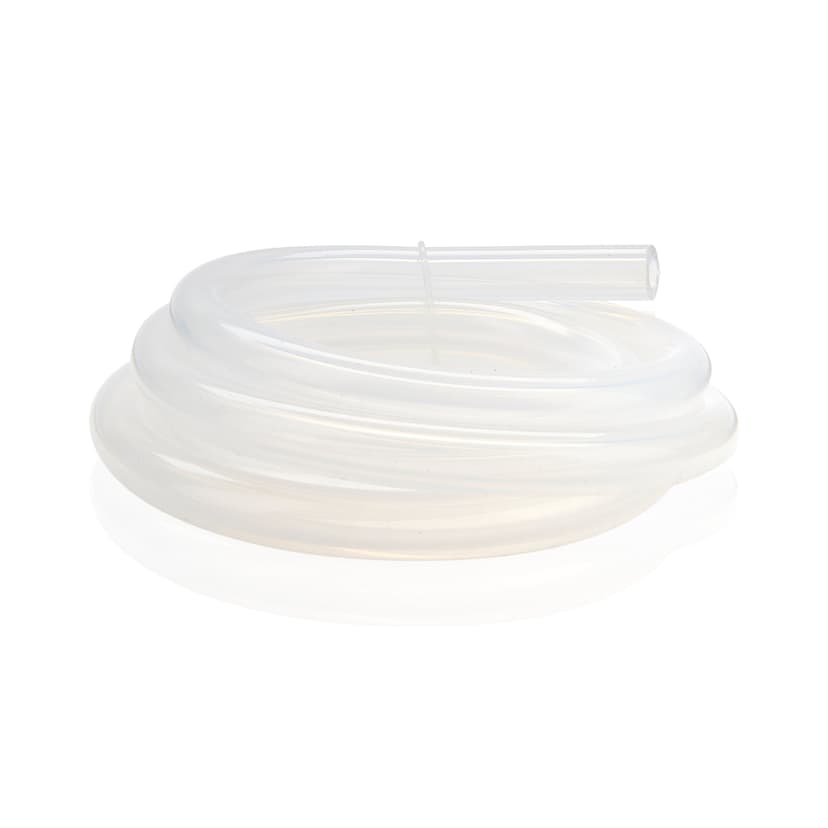 EZBio®pure Platinum cured silicone Transparent Tubing 9 mm (23/64") ID X 16 mm (5/8") OD , 25 ft