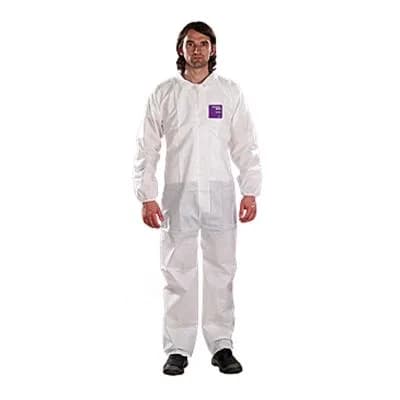 ALPHATEC 681500 SERGED COLLARED COVERALL NAVY SIZE 3XL