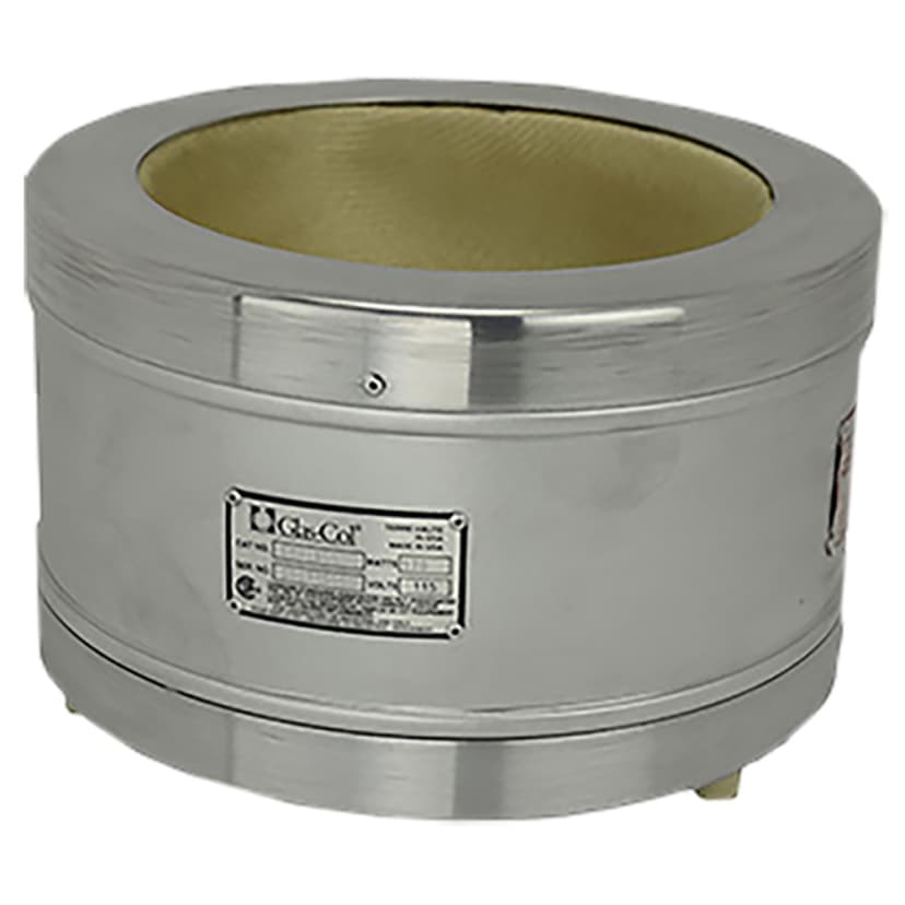 Aluminum housed mantle for 5000ml spherical flask, high temp, 2 circuits each 700W, 115V