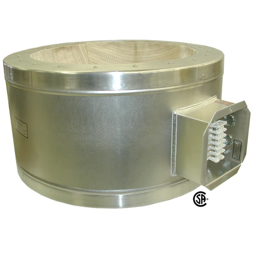 Aluminum housed mantle for 72000ml spherical flask, 2 circuits each 2000W, 230V