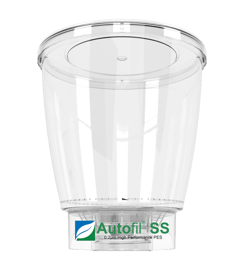 Autofil® 2 Sterile Disposable Bottle Top Vacuum Filters with 0.45 µm PES Membrane for Prefiltration or Clarification, 1,000 mL, 12/CS