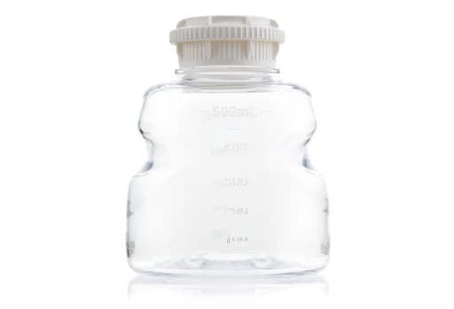 EZLabpure™ Media Bottle PETG, 1,000 mL, GL45 Closed VersaCap, Sterile, 24/CS