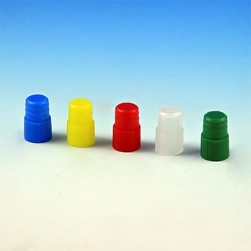 Cap, Snap, 10mm, PE, for Vacuum and Test Tubes, Yellow