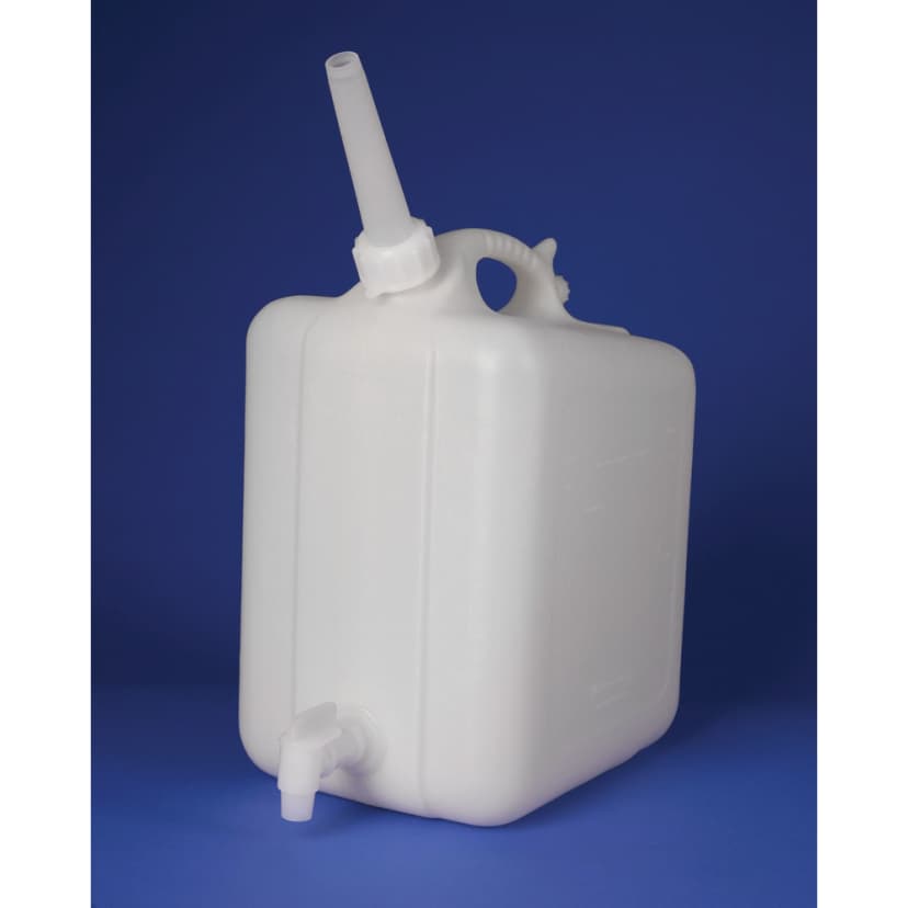 JERRICAN,HDPE,ASPIRATOR,WITH/SPIGOT,