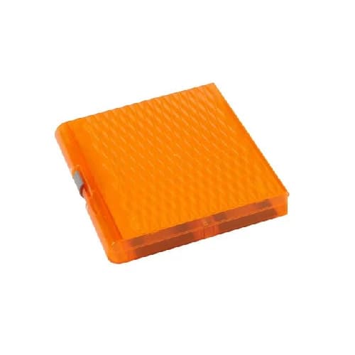 Premium Plus Slide Box, 100 place, translucent orange, pk5,UOM: PK ,QTY:5
