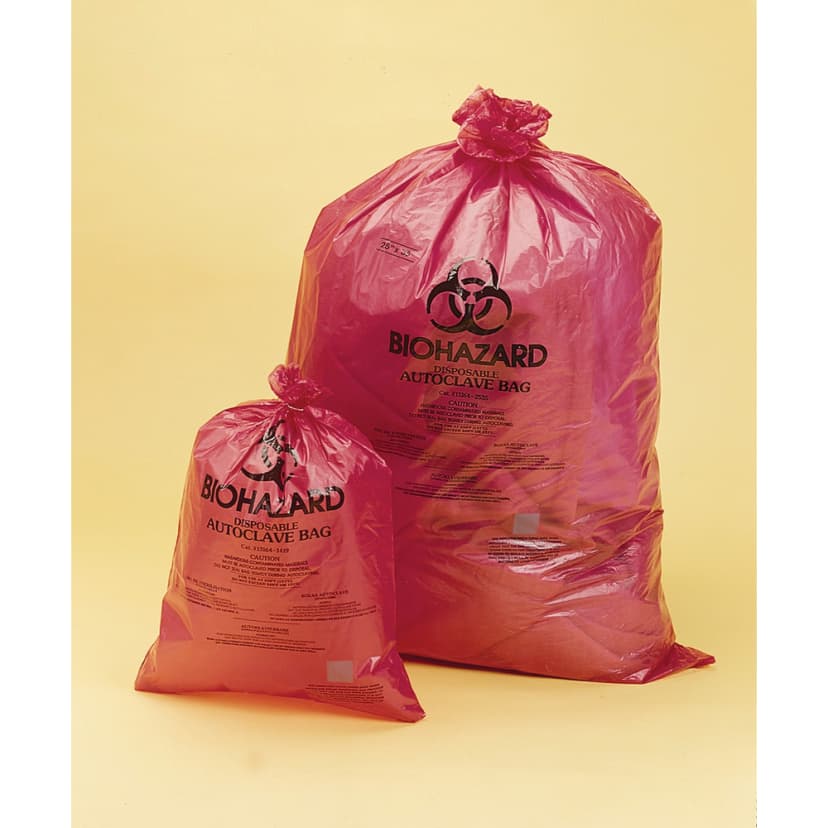 BAG,PP,WR,BIOHAZARD DISPOSAL,25X35,