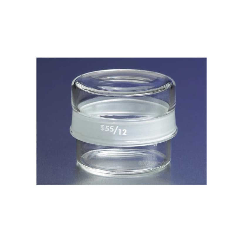 PYREX 36mL Low Form Weighing Bottle with Short Length External 55/12 Standard Taper Joint
